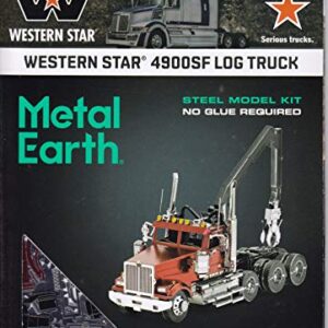 Fascinations Metal Earth Western Star 4900SF Log Truck 3D Metal Model Kit