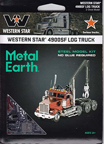 Fascinations Metal Earth Western Star 4900SF Log Truck 3D Metal Model Kit