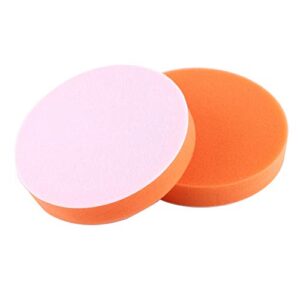 DEWIN Polishing Pads - 6 inch (150mm) Buffing Pads 10Pcs 6" Sponge Buffing Waxing Pad Kit Polishing Tool for Car Polisher, Orange Buff Pads