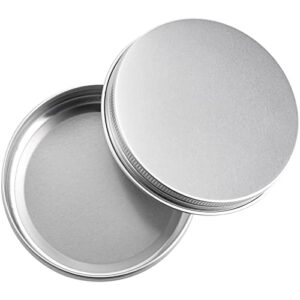 Tosnail 36 Pack 4 oz Aluminum Round Tins Empty Tins Candle Tins Spice Tins with Screw Top Lids