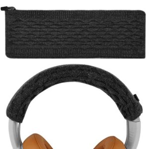 geekria knit fabric headband pad compatible with sony wh1000xm4, wh1000xm3, wh1000xm2 headphone replacement headband/headband cushion/replacement pad repair parts (black)