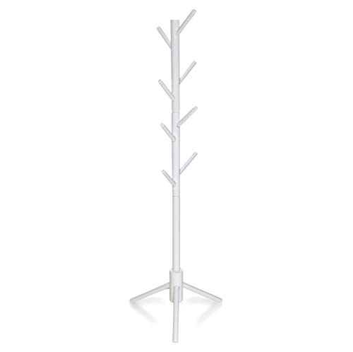 Milliard Kids Coat Tree Rack Hanger Wooden White Rack Organizer Furniture