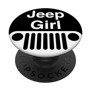off road driving suv car truck tractor girl white black popsockets swappable popgrip