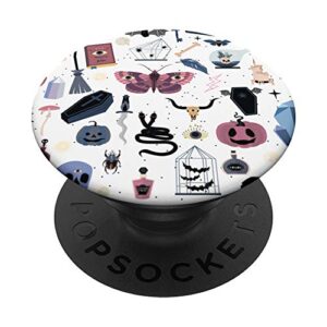 pop socket - magic spooky wicked design popsockets popgrip: swappable grip for phones & tablets