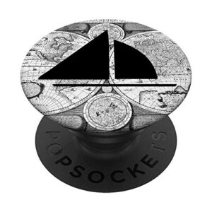 nautical pop socket sailboat popsockets popgrip: swappable grip for phones & tablets