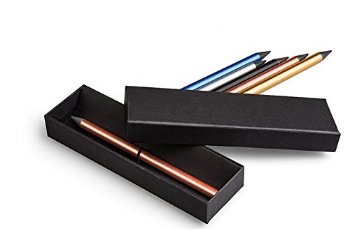 Designer Automatic Pencil, Everlasting Pencil, Metallic Pencil, Ink-Less Pen, in-erasable Pen, Creative Design (Black)