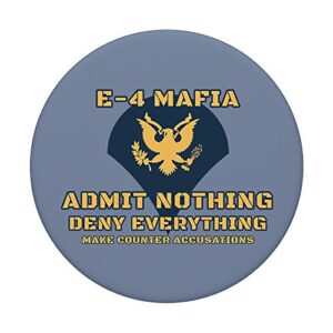 United States Army E-4 Mafia PopSockets PopGrip: Swappable Grip for Phones & Tablets