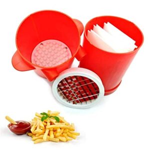 Potatoes Maker French Fries Maker Potato slicers French Fries Cutter Machine No Deep-Fry To Make Healthy Fries.