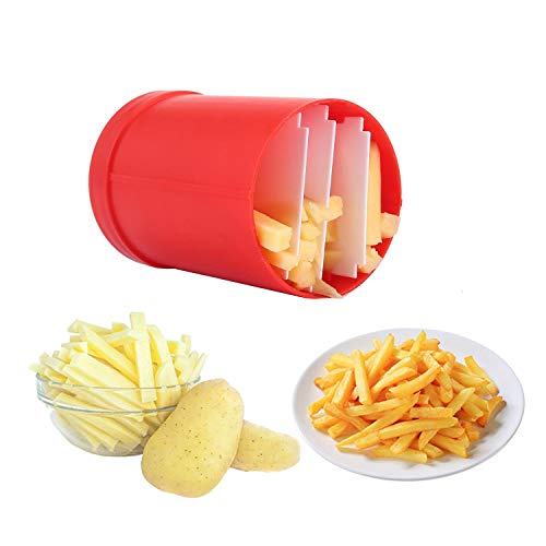 Potatoes Maker French Fries Maker Potato slicers French Fries Cutter Machine No Deep-Fry To Make Healthy Fries.