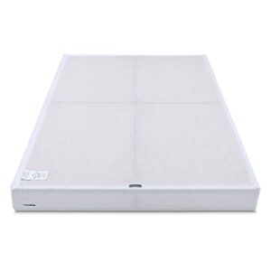 Amazon Basics Smart Box Spring Bed Base, 5 Inch Mattress Foundation, Tool-Free Easy Assembly, Twin, White