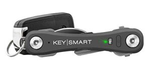 keysmart pro- compact smart trackable key holder w led flashlight & tile bluetooth key finder technology, edc key organizer, other mini tools & accessories for men, husband & dad