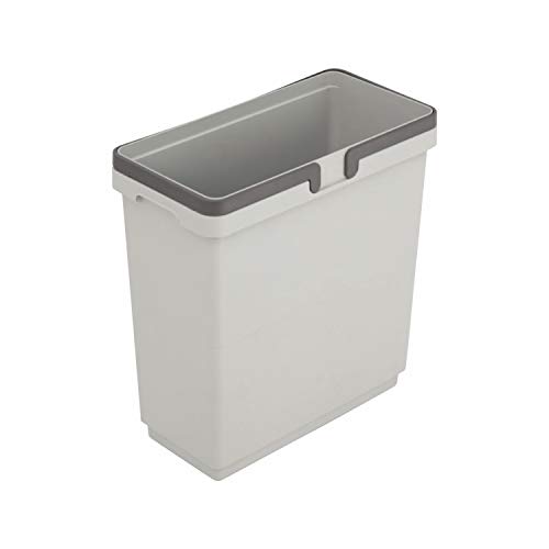 Rok Kitchen Cabinet Soft Close Heavy Duty Frameless Waste Recycle Bin Trash Can Pull Out Organizer Container QPAM21235C (Double 21" (35 Quart Bin)