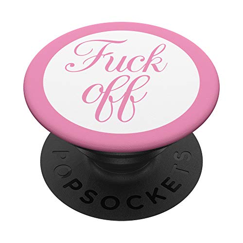 Fuck Off Pink PopSockets PopGrip: Swappable Grip for Phones & Tablets