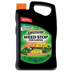 1.33 gallon weed stop for lawns plus crabgrass killer accushot refill