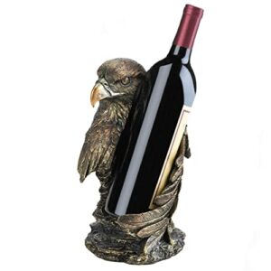 accent plus 10018628 patriotic eagle wine bottle holder, multicolor