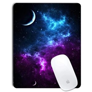 SHALYSONG Mouse pad Personalized Design Galaxy Computer Mousepad, Washable Non-Slip Rubber Mousepad 9.5 X 7.9 inch