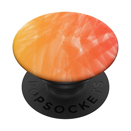 Watercolor Orange PopSockets PopGrip: Swappable Grip for Phones & Tablets