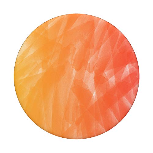 Watercolor Orange PopSockets PopGrip: Swappable Grip for Phones & Tablets