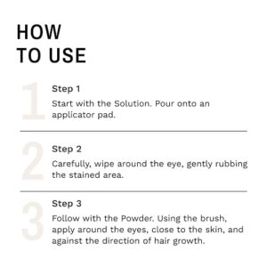 Eye Envy Dog Tear Stain Remover Starter Kit with ProPowder Brush | Stain Solution, Applicator Pads, Stain Powder and Small Applicator Brush | Lasts 30-45 days