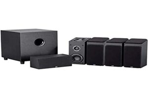 monoprice 133832 premium 5.1.4-ch. immersive home theater system - black with 8 inch 200 watt subwoofer