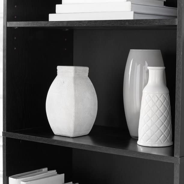Mainstay` 71" 5-Shelf Standard Bookcase (Black)
