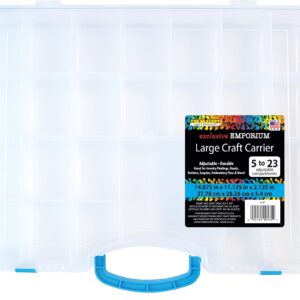 The Beadery Large Craft Carrier Storage Container, clear