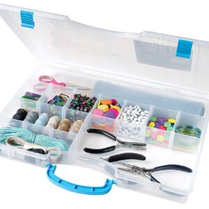 The Beadery Large Craft Carrier Storage Container, clear