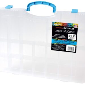 The Beadery Large Craft Carrier Storage Container, clear