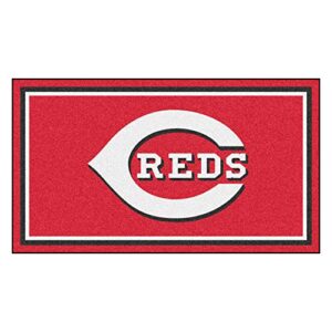 fanmats mlb cincinnati reds 3 ft. x 5 ft. area rug3 ft. x 5 ft. area rug, red, 3' x 5' (19801)