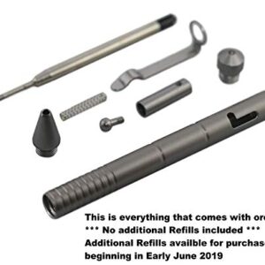 Valtcan Impel Titanium Bolt Pen EDC Matte Space Grey