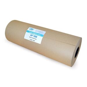 idl packaging - kraft24-30 large brown kraft paper roll 24" x 1200' - natural kraft wrapping paper for packing - perfect kraft paper for void filling - kraft paper for kids art projects