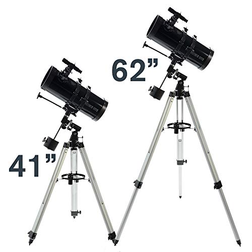 Celestron – PowerSeeker 127EQ Telescope with Bonus Smartphone Adapter – Manual German Equatorial Telescope for Beginners – 127mm Newtonian Reflector Telescope - Included Astronomy Software Package