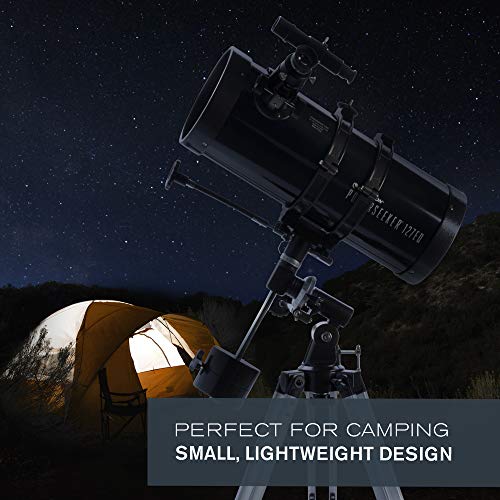 Celestron – PowerSeeker 127EQ Telescope with Bonus Smartphone Adapter – Manual German Equatorial Telescope for Beginners – 127mm Newtonian Reflector Telescope - Included Astronomy Software Package