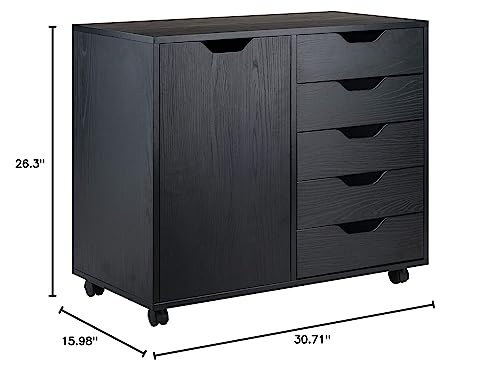 Winsome cabinets Wood Halifax Storage/Organization, Black