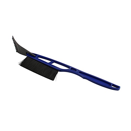 Car Ice Scraper & Snow Brush- Heavy-duty Frost Snow Shovel Removal for Car Windshield Window Blue