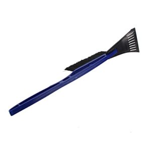 Car Ice Scraper & Snow Brush- Heavy-duty Frost Snow Shovel Removal for Car Windshield Window Blue