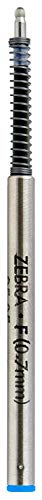 Zebra F-Series Ballpoint Stainless Steel Pen Refill, Fine Point, 0.7mm, Blue Ink, 2-Count (4)