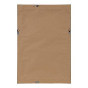 DesignOvation Beatrice Framed Magnetic Dry Erase Board, 18x27, Rustic Brown