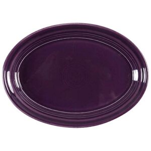 fiesta small 9.6" oval serving platter - mulberry purple