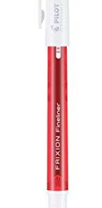 PILOT FriXion Fineliner Erasable Marker Pens, Fine Point, Red Ink, 12-Pack (11476)