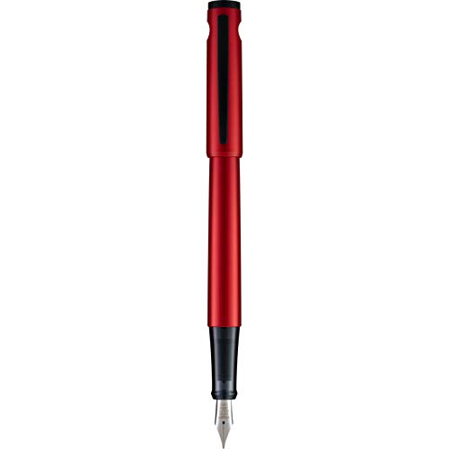 PILOT Explorer Lightweight Fountain Pen in Gift Box, Includes CON-B Converter; Red Barrel, Medium Nib (12295)