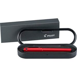 PILOT Explorer Lightweight Fountain Pen in Gift Box, Includes CON-B Converter; Red Barrel, Medium Nib (12295)