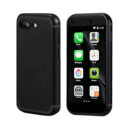 Hipipooo Super Small Mini Smartphone 3G Dual SIM Tiny Mobile Phone 1GB RAM 8GB ROM 5.0MP Quad Core Dual Standby Unlocked Small Phones Kids Phone Pocket 2.5 Inch Android Child Mini Cellphone (Black)