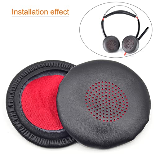 Voyager Focus UC Ear Pads - Replacement Ear Cushion Cover Compatible with Poly Voyager Focus UC, Plantronics Voyager Focus UC B825 Binaural, BLACKWIRE 5220 5210 7225, Voyager Focus 2 UC USB-A Headset