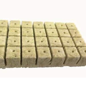 1.5 inch Rockwool/Stonewool Grow Cubes Starter Sheets for Cuttings, Cloning, Plant Propagation, Seed Starting Hydroponic Grow Media Growing Medium for Vigorous Plant Growth (28, 1.5)1