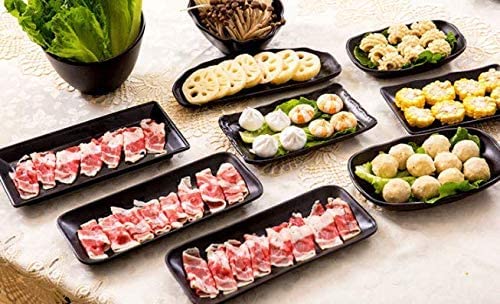 Saim Rectangle Serving Platter, Serving Platter 12 Inch Sushi Platter Modern Dinner Plates for Serving Food, Dessert Cake Appetizers Meat, Entertaining, Party