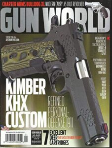 gun world magazine, kimber khx custom november, 2018 volume, 59 no. 11