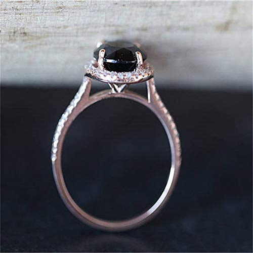 Nutchanan Classic Black Stone Rings for Women Wedding Engagement Ring Gift Crystal Ring Rose Gold Luxury Jewelry Bague Femme Anillos Mujer (7)