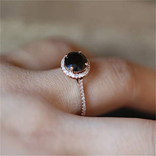 Nutchanan Classic Black Stone Rings for Women Wedding Engagement Ring Gift Crystal Ring Rose Gold Luxury Jewelry Bague Femme Anillos Mujer (7)