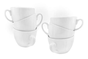 amuse- professional barista cozy cappuccino mug- set of 6- 10 oz.